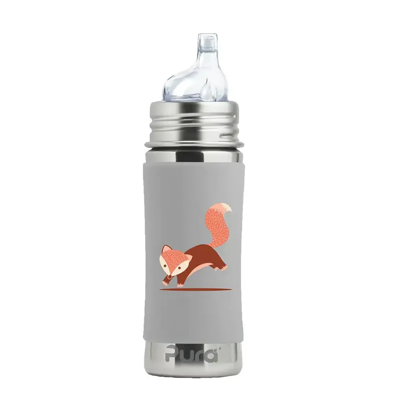 Gourde à bec Inox 325ml Pura - Fox