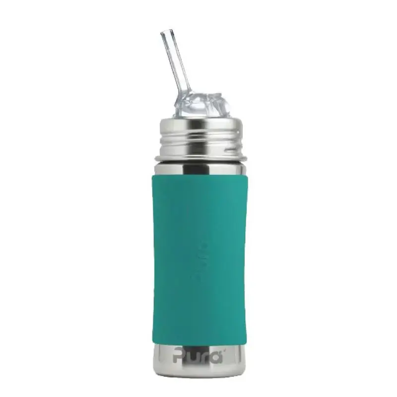 Gourde à paille Free Inox 325ml Pura - Menthe