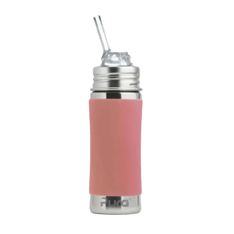 Gourde à paille Free Inox 325ml Pura - Poudre