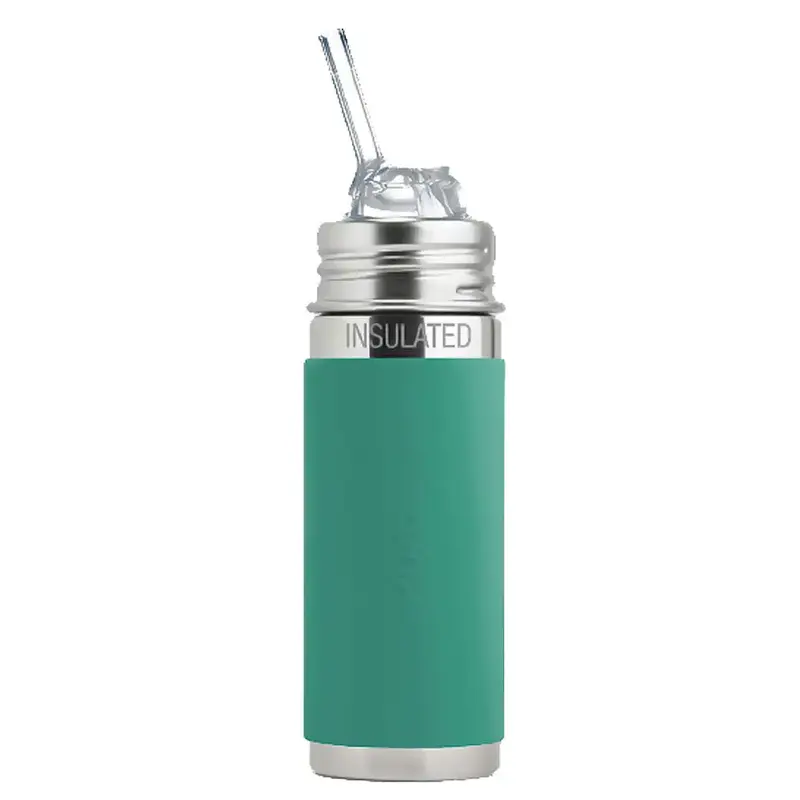 Gourde à paille Free Inox Isotherme 260ml Pura - Menthe