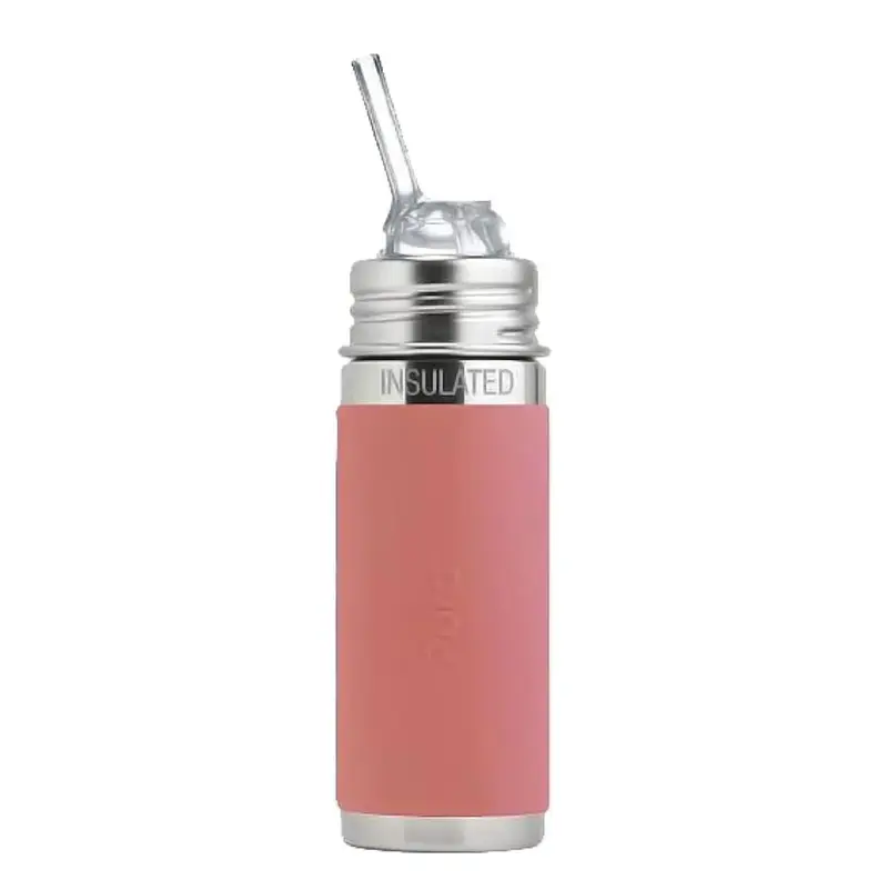 Gourde à paille Free Inox Isotherme 260ml Pura - Poudre