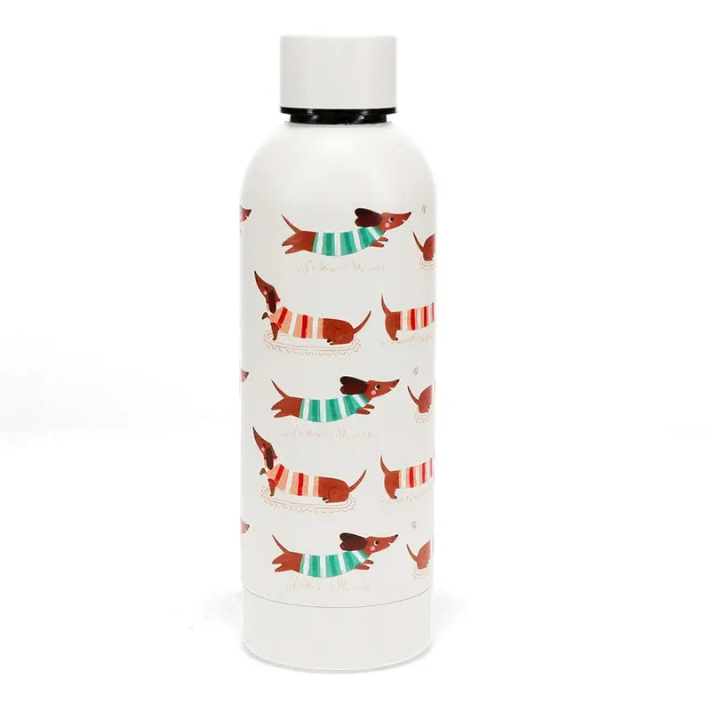 Gourde en acier inoxydable 500ml sausage dog - REX
