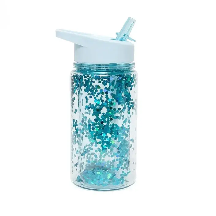 gourde paillette dusky aqua - PETIT MONKEY
