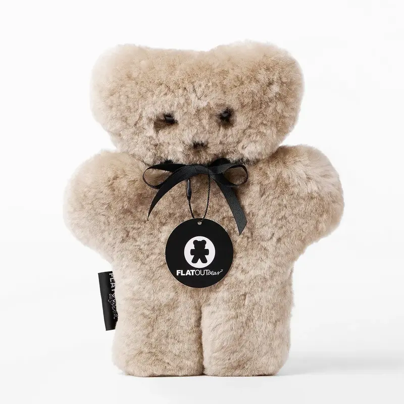 Grand nounours en peau de mouton Flatout - Latte