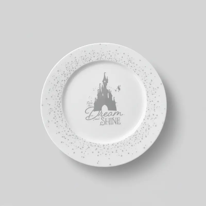 Grande assiette blanche Disney Dream & Shine – Disneyland Paris