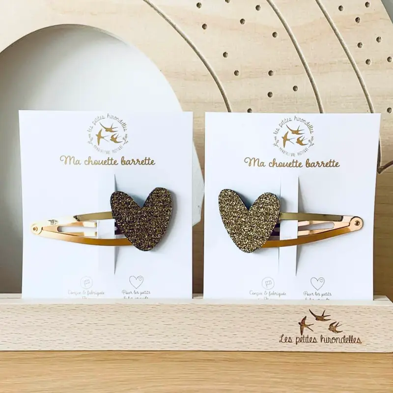 Grande barrette Coeur