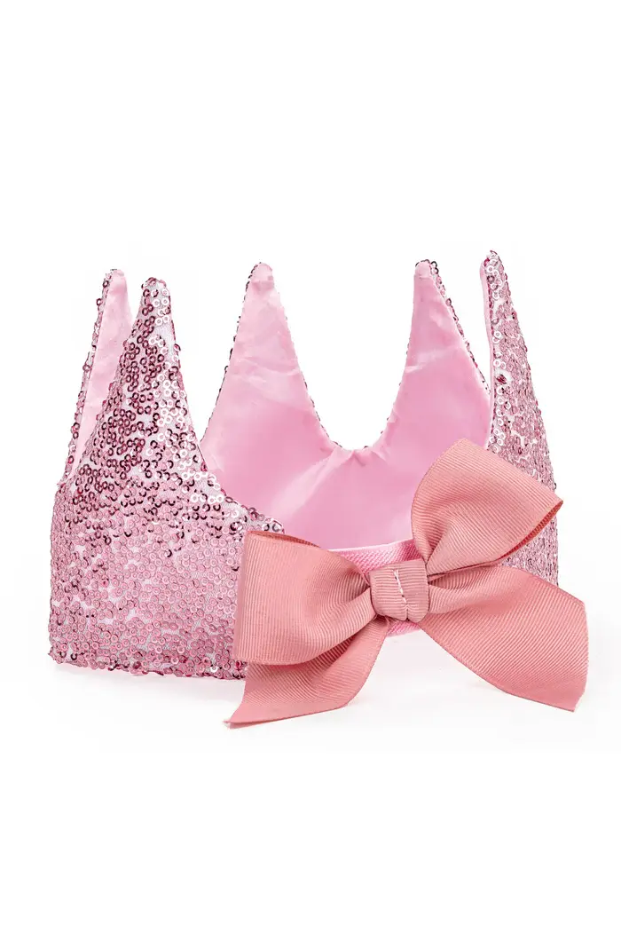 Great Pretenders - Couronne de Princesse - sequins roses - 2 ans+