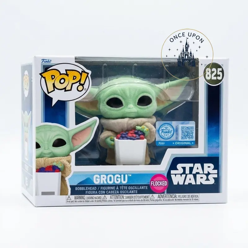 Grogu Flocked Funko Pop! | Star Wars | Disneyland Paris