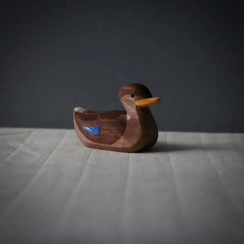 Handmade Wooden Swimming Duck