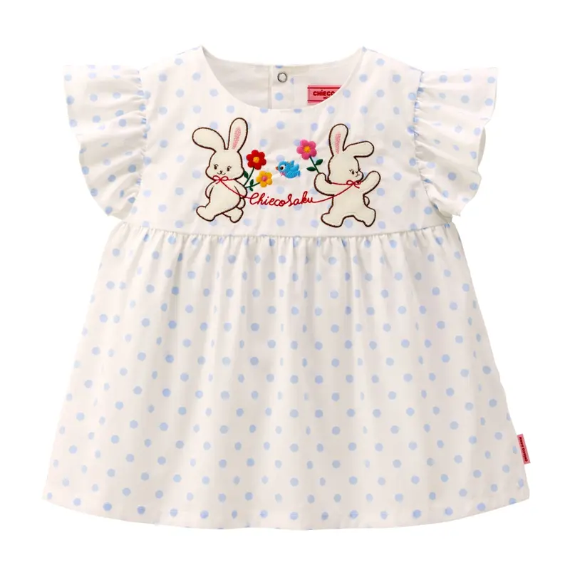 HAUT BLANC À POIS CHIECO SAKU