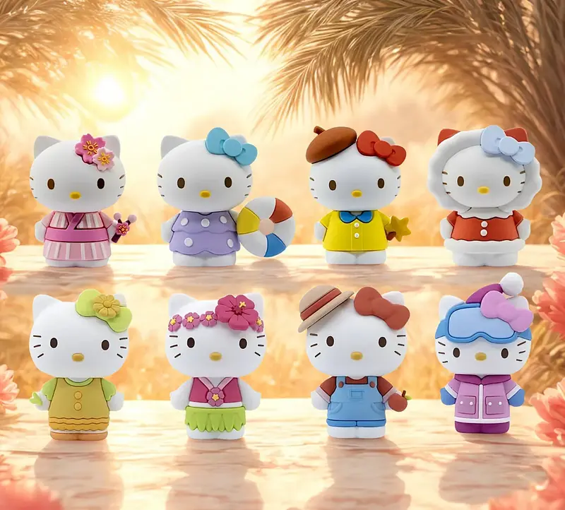 Hello Kitty - Figurine Sanrio Doll Four Seasons - Boîte Mystère