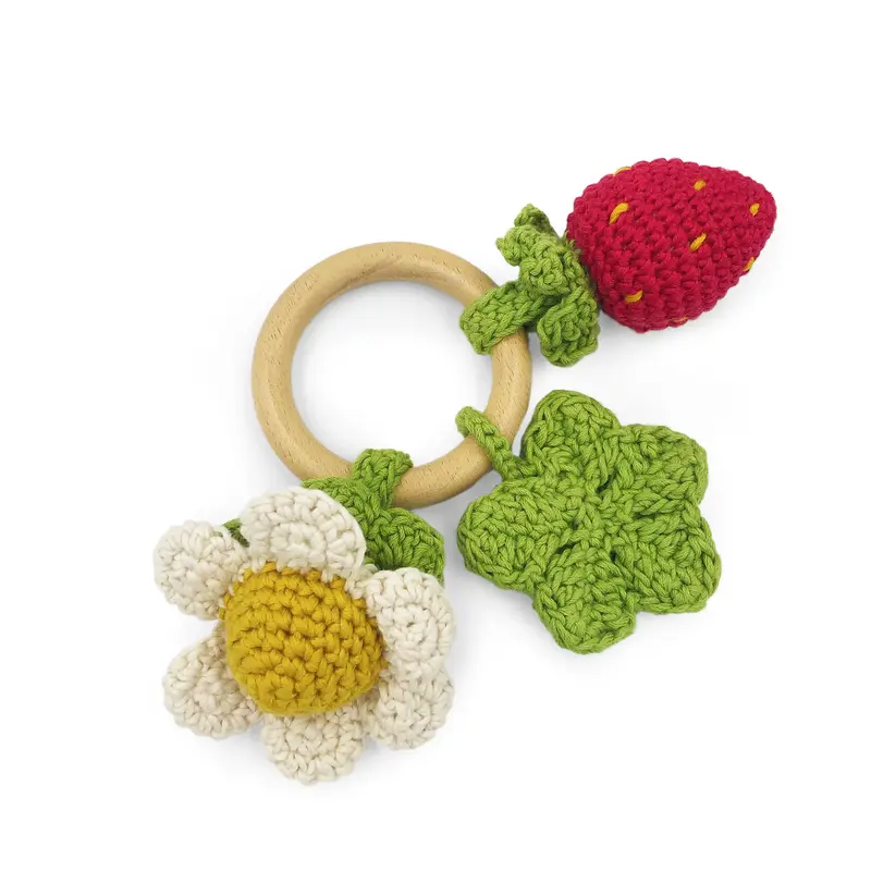 Hochet / Anneau de dentition « Printemps »