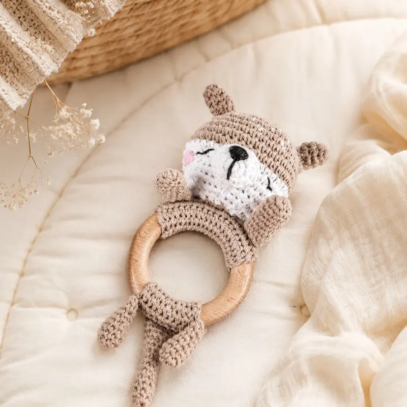 Hochet Bébé de Dentition en Crochet et Bois – 39 Modèles