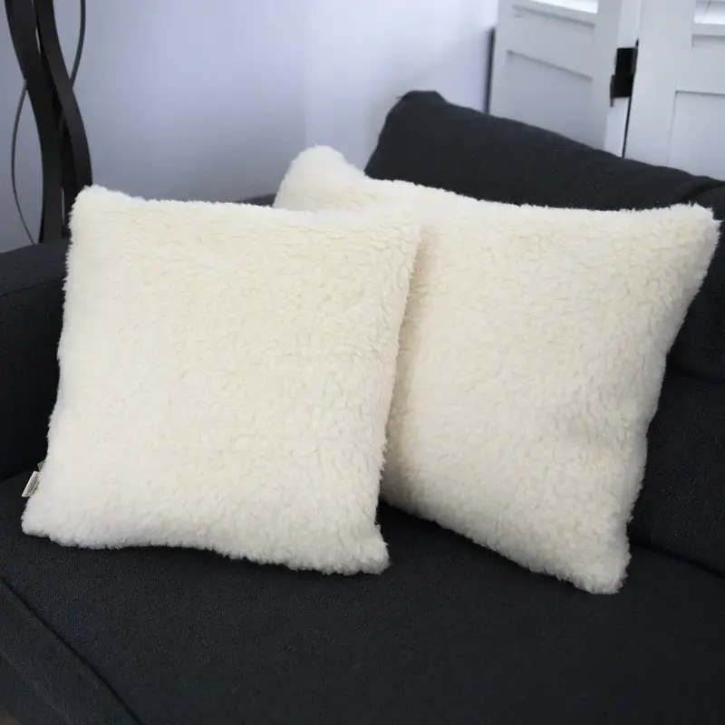 Housse en pure laine vierge Saling - 40x60cm