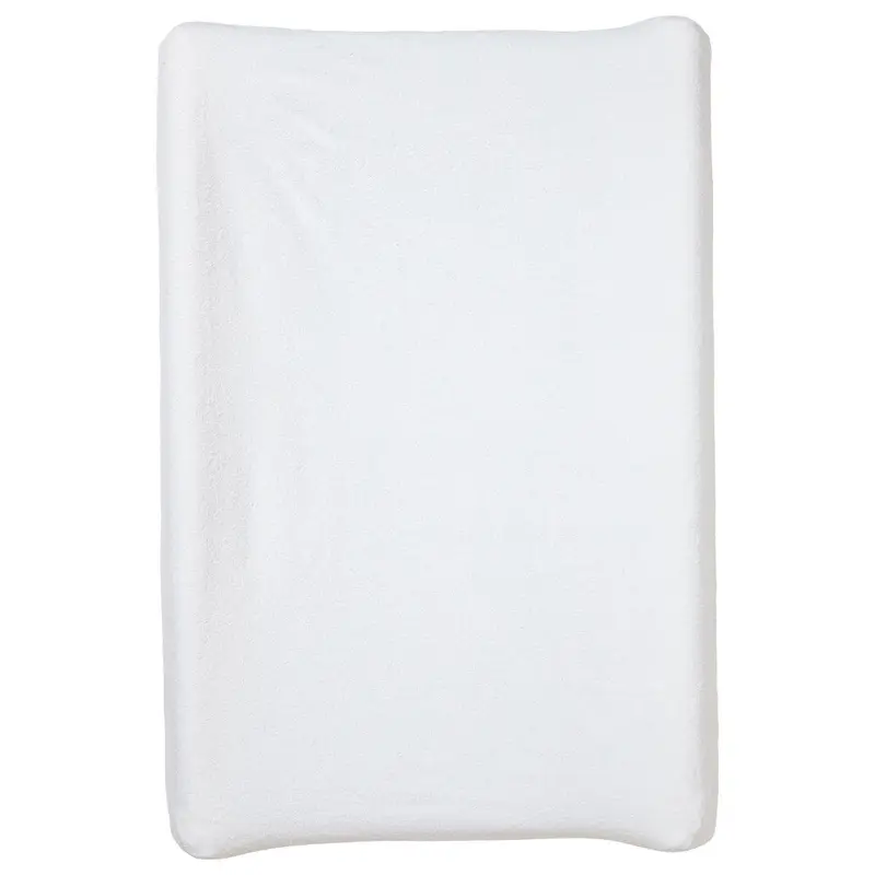 Housse pour matelas à langer Blanc en éponge - Housse matelas à langer 50x70 cm