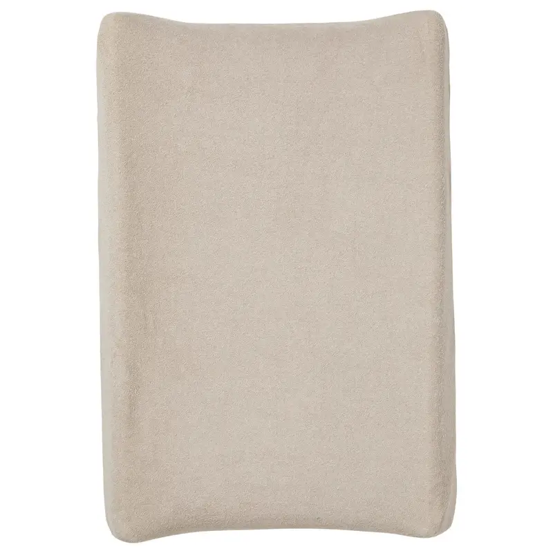 Housse pour matelas à langer Taupe en éponge - Housse matelas à langer 50x70 cm