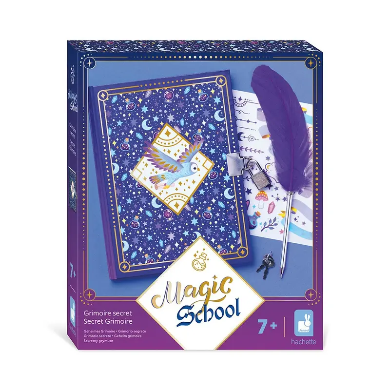 Janod - Grimoire secret - Magic school - 6 ans+