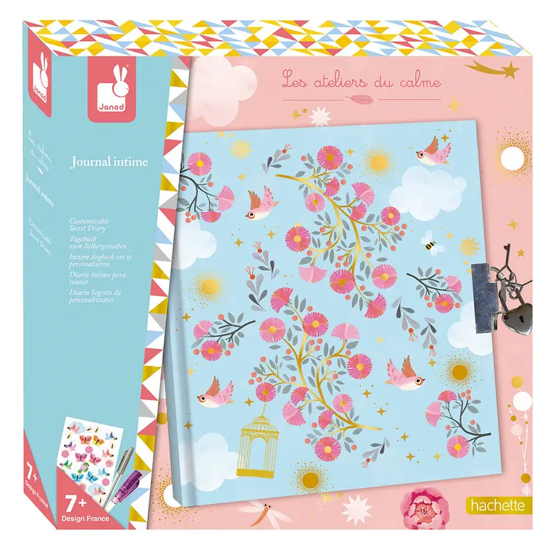 Janod - Journal intime - kit créatif 🧒7 ans+