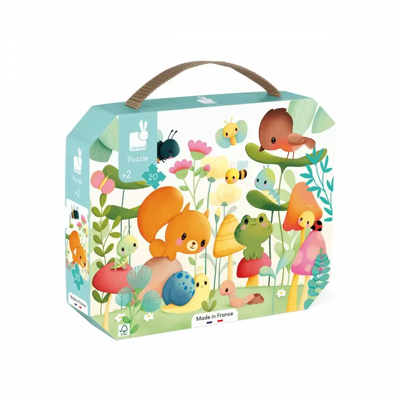 Janod - Les Compagnons du Jardin - Puzzle  - 2 ans+
