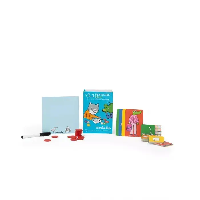 Jeu 1, 2, 3 Dessinez ! - MOULIN ROTY