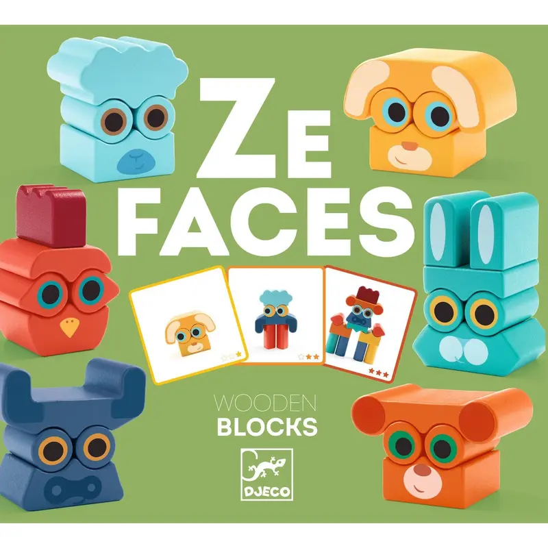 jeu construction Ze Faces - DJECO
