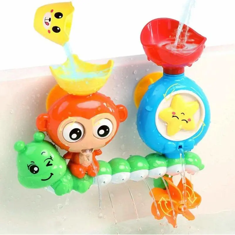 Jeu de Bain Bébé Cascade Enchantée – Écoulement d’Eau Interactif & Gobelet