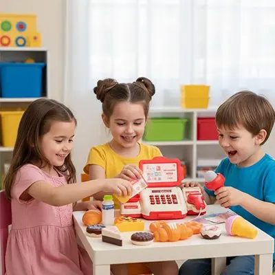 Jeu de caisse enregistreuse enfant