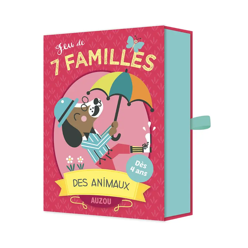 Jeu de cartes - Jeu de 7 familles des animaux - Auzou