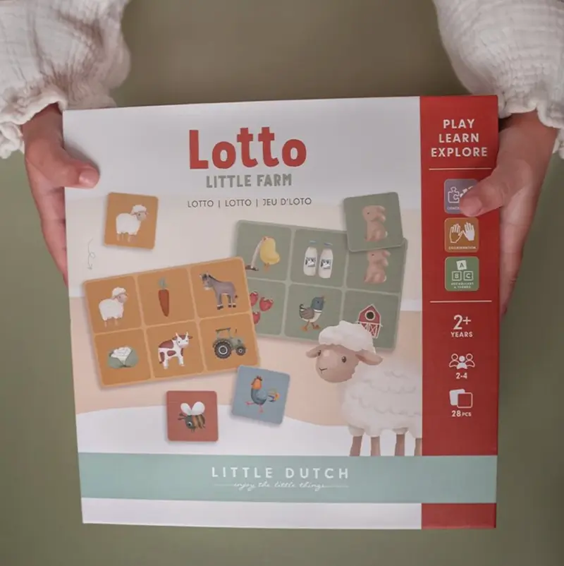 Jeu de loto de la ferme