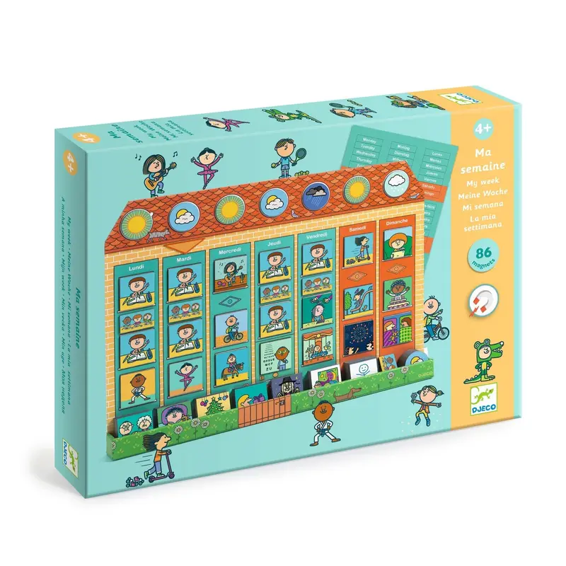 jeu educatif ma semaine - DJECO