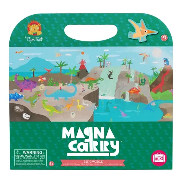 JEU MAGNETIQUE MAGNA CARRY DINOSAURE - TIGER TRIBE