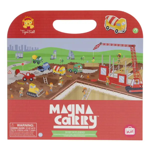 Jeu magnétique Magna Carry - Engins de chantier - Tiger Tribe