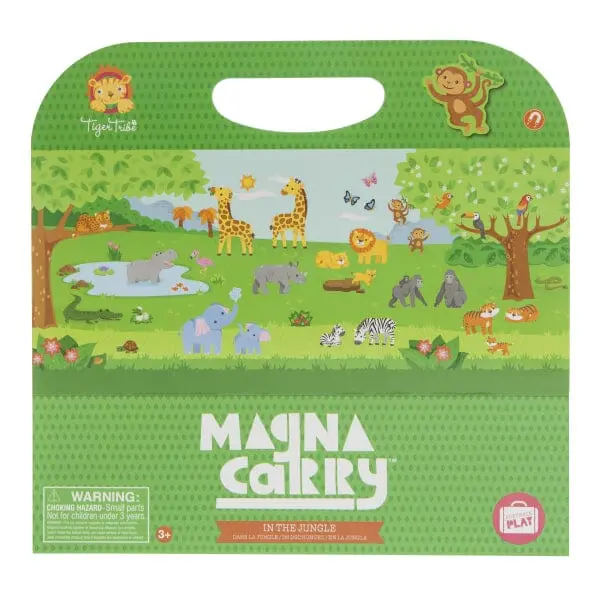 JEU MAGNETIQUE MAGNA CARRY IN THE JUNGLE - TIGER TRIBE