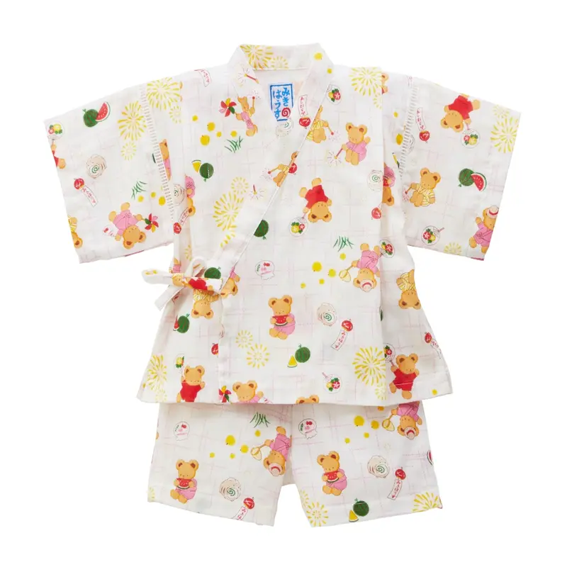 JINBEI BLANC MOTIFS OURSONS
