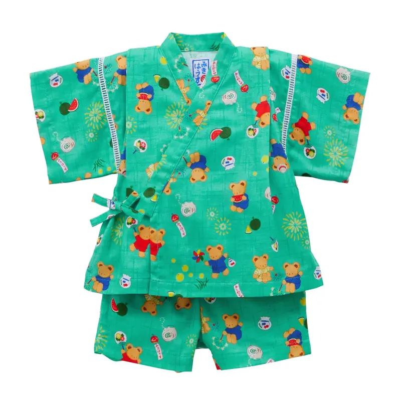 JINBEI VERT MOTIFS OURSONS
