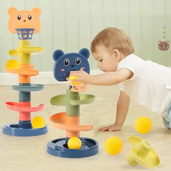 Jouet Bébé Évolutif™ – Éveil Sensoriel & Motricité