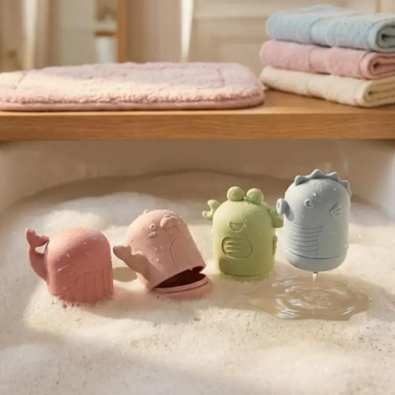 Jouet de bain 4 animaux de la mer