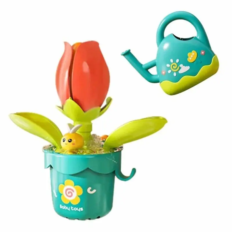 Jouet de Bain Bébé Fleur Arrosage Jardinage – Coffret 3 Pièces Sans BPA