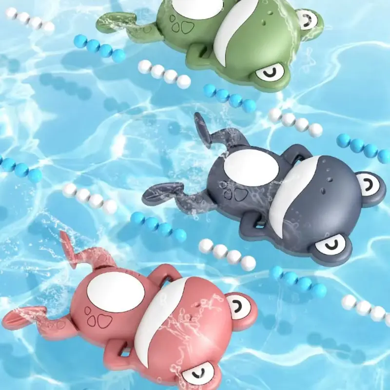 Jouet de Bain Bébé Grenouille Nageuse à Remontoir – 2 Coloris, Dès 18 Mois