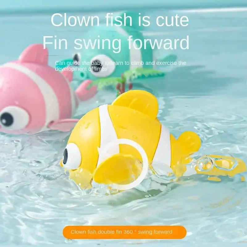 Jouet de Bain Poisson Clown — Éveil Aquatique Bébé Mybooni