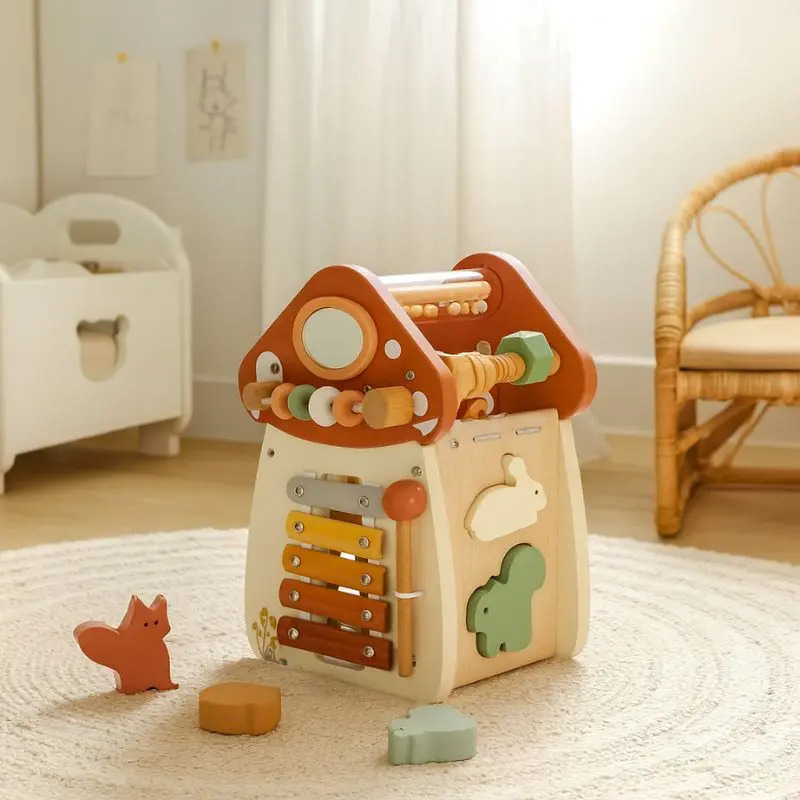 Jouet en bois construction