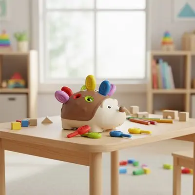 Jouet pour bébé 18 mois | Hérisson Montessori éducatif