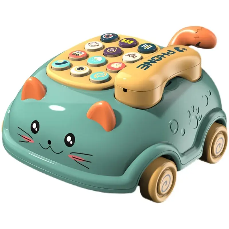 Jouet téléphone voiture éducatif lumineux et musical pour bébé