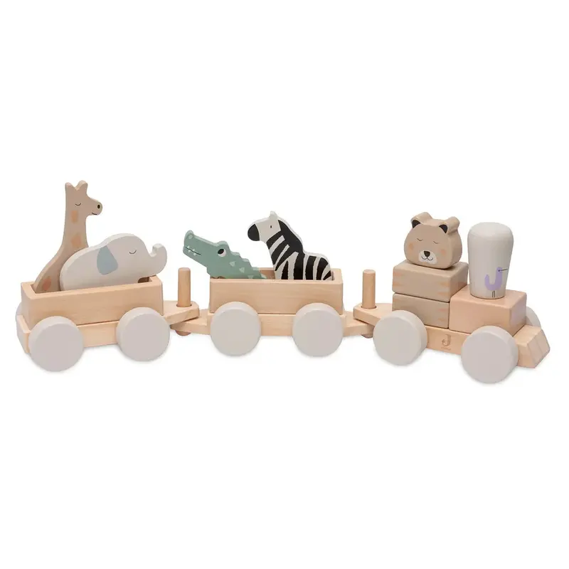 Jouet train en bois - Jungle Jambo - Jollein