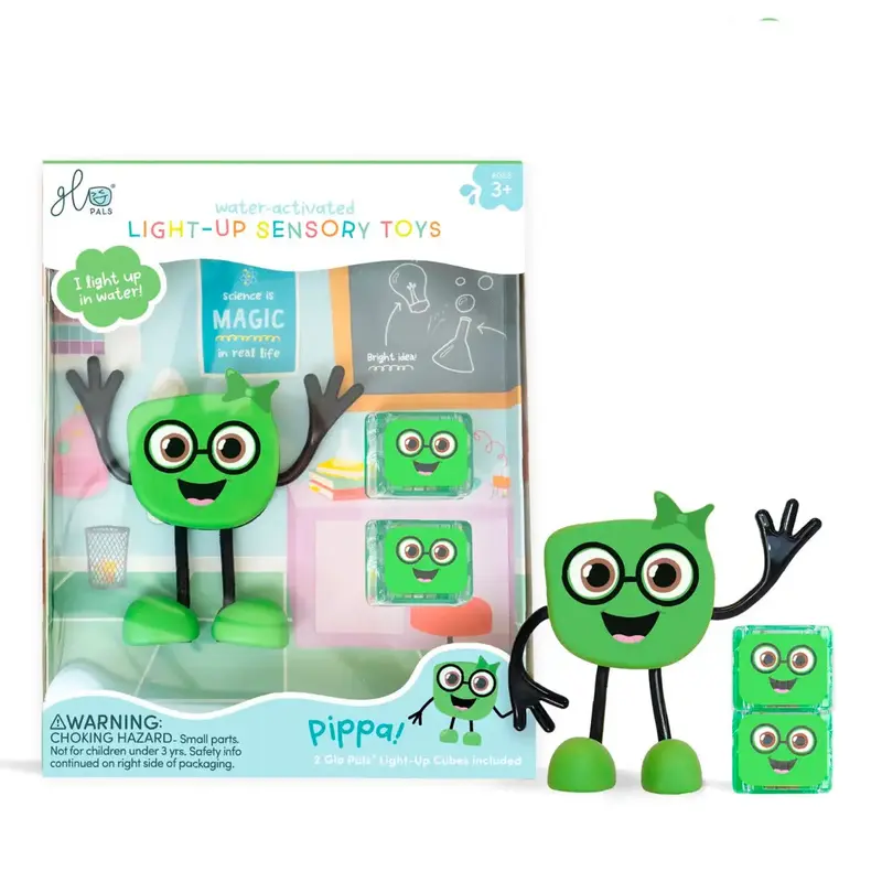 Jouets sensoriels lumineux pour le bain Glo Pals - Pippa
