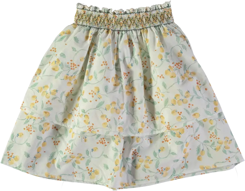 Jupe fille Coryza - Imprimé lemon