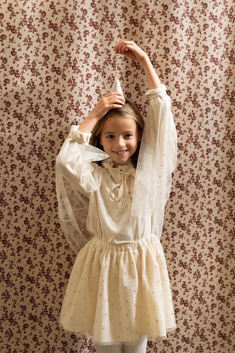 Jupon fille Bijou en tulle de coton