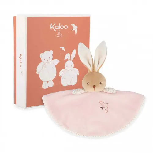 Kaloo - Lapin rond rose - 👶Naissance+