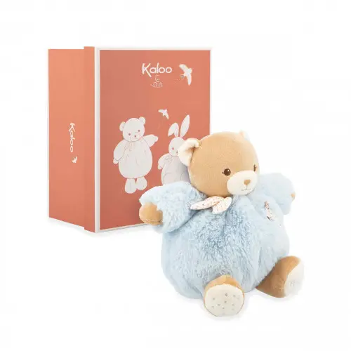 Kaloo - Peluche Ours Patapouf Bleu - 17 cm - 👶Naissance+