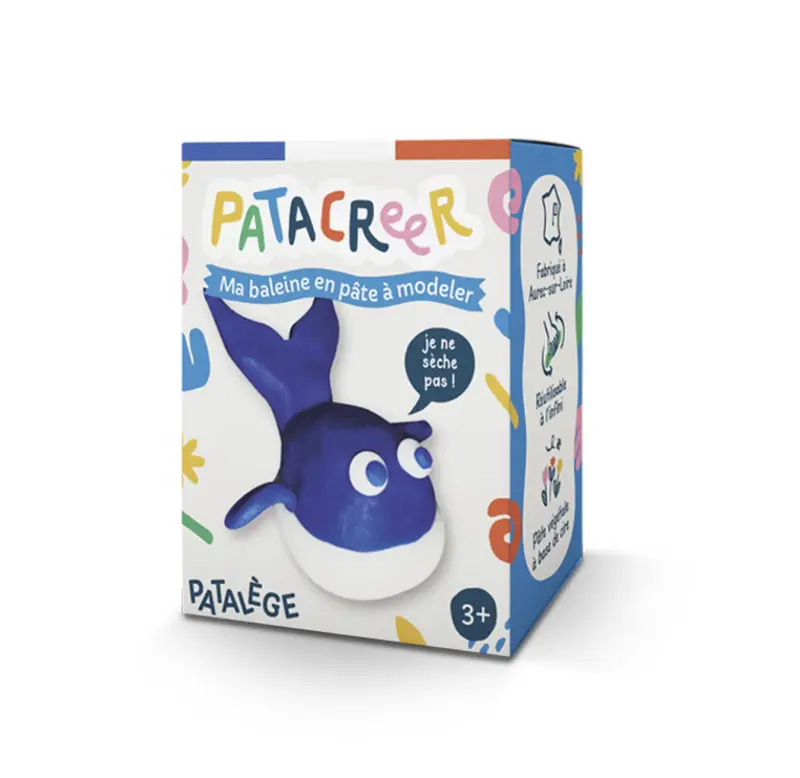Kit à fabriquer Ma Baleine en Pâte à Modeler